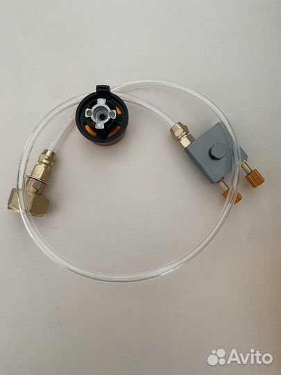 Адаптер для заправки газового баллона