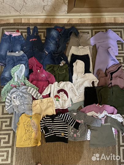 Вещи для девочки до года