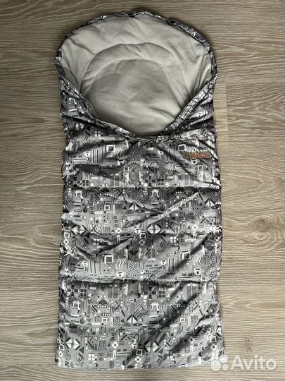 Конверт-одеяло для прогулок ребенка зимнее бу