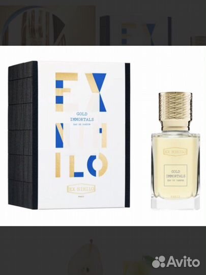 Туалет. Вода Ex nihilo gold immortals 7,5 мл