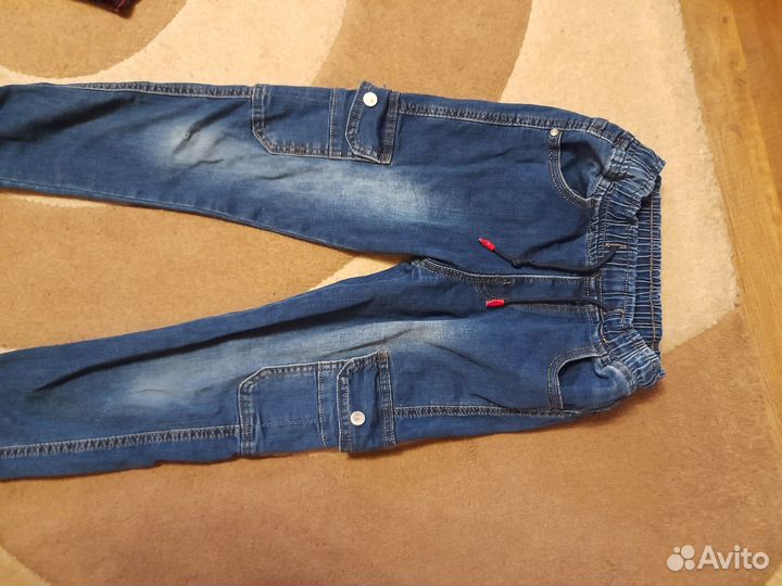 Джинсы для мальчика 128