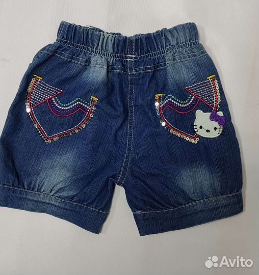 Джинсовые шорты девочка новые