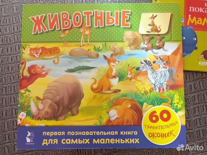 Книги с картинками про животных для малышей