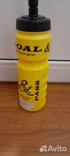 Бутылка для воды хоккейная