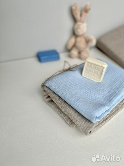 Детское льняное полотенце