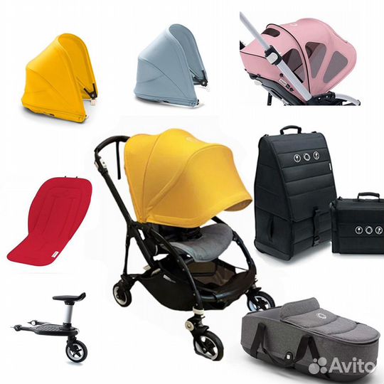 Комлект коляски Bugaboo bee 5 люлька bee 6 2/1