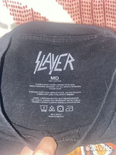 Футболка Slayer из штатов, оригинал, размер М