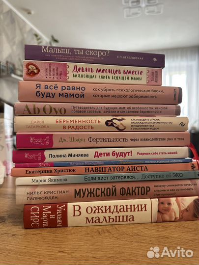 Книги про планирование и ведение беременности