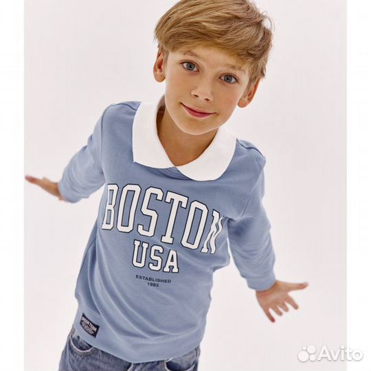 Original Marines толстовка (голубой), р. 7/8