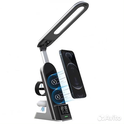 Беспроводная зарядка 3 в 1 Док станция 4 в1