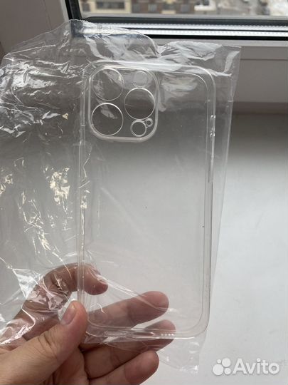 Чехол на iPhone 15 pro max прозрачный