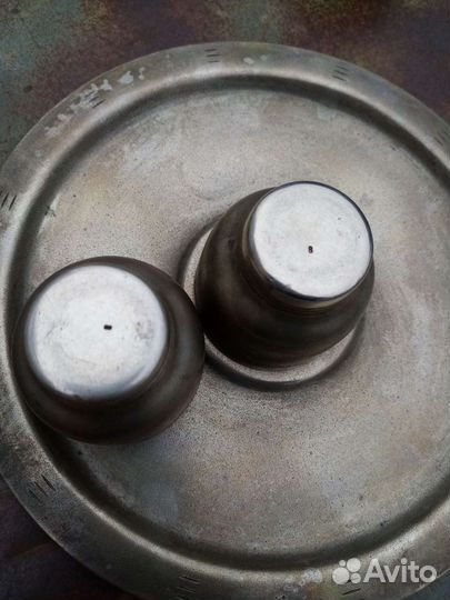 Набор стопок мельхиор