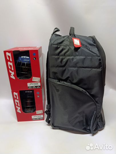 Баул хоккейный CCM Wheel Backpack 18'