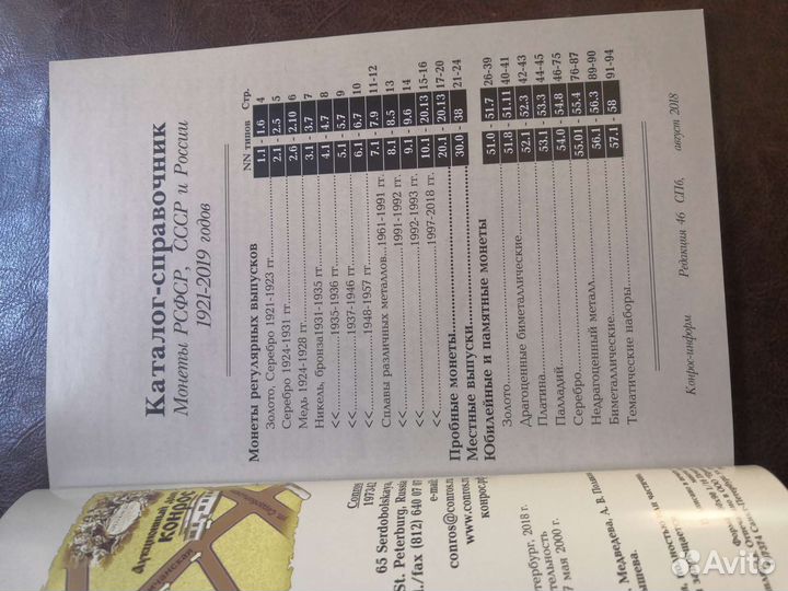 Каталог монет СССР России