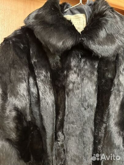 Шуба женская натуральная из кролика