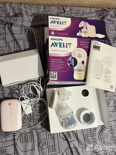Молокоотсос avent электрический