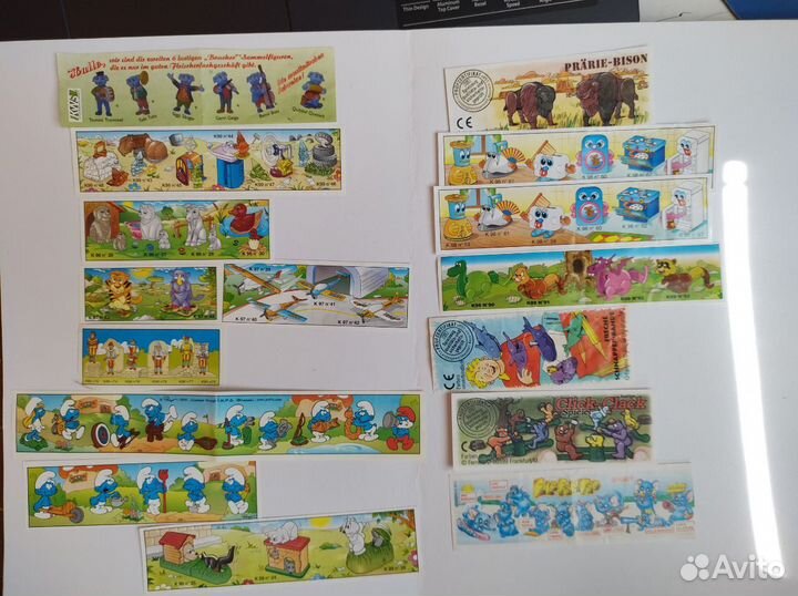 Вкладыши киндер-1