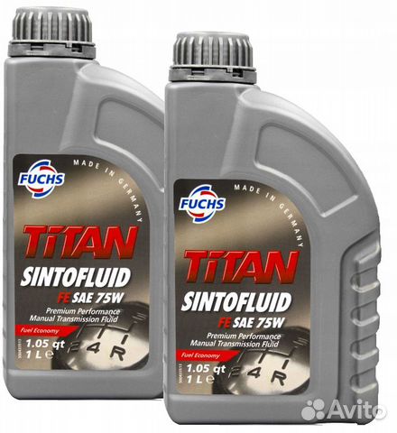 Продаются 2 банки Fuchs titan sintofluid FE 75W 1