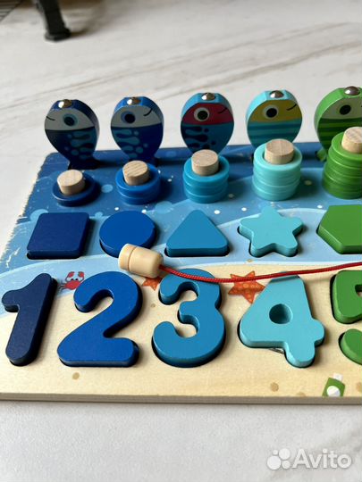 Развивающие деревянные игрушки