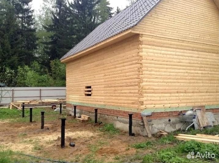 Закручивание винтовых свай