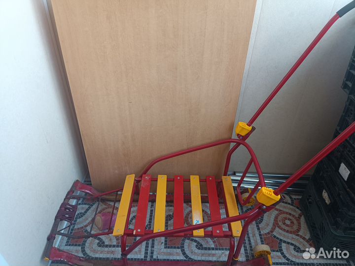 Детские санки с колесами