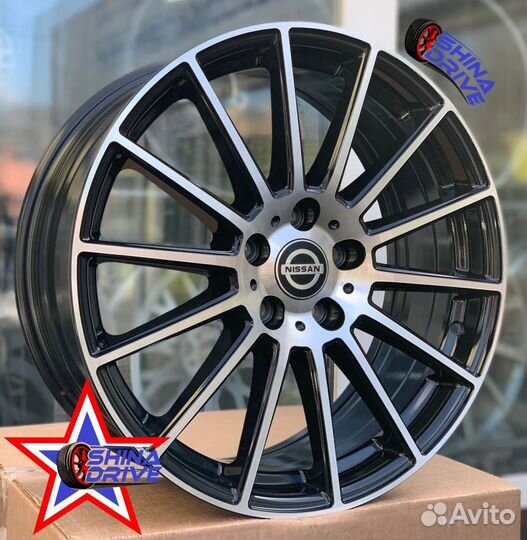 Диски Nissan R18 5x114,3 Black Groove Gloss