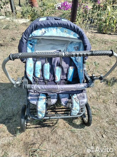 Коляска для двойни 2 в 1