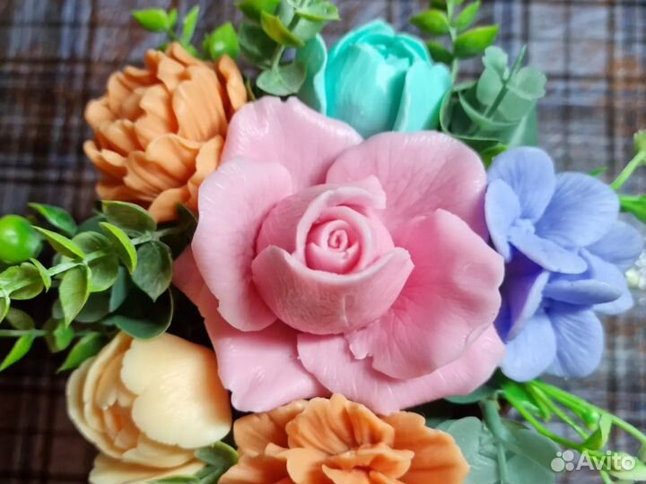 Букет цветов из мыла