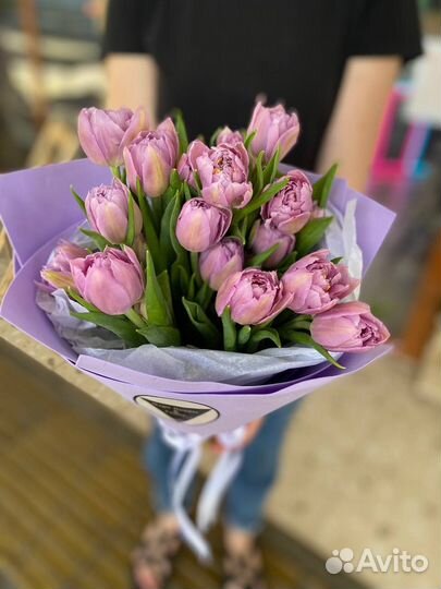 Цветы тюльпаны доставка Адер Сочи