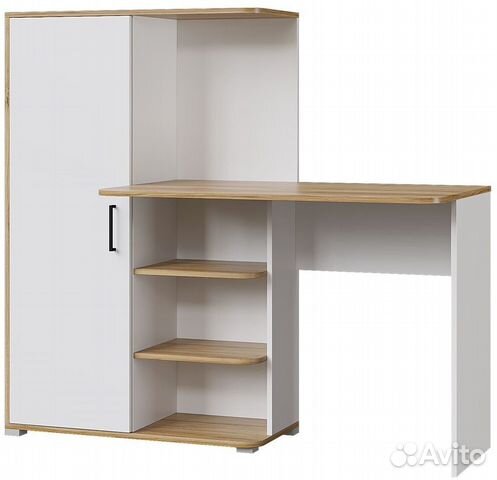 Стол письменный с пеналом белый в наличии