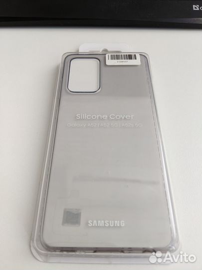 Фирменный прозрачный чехол Samsung A52 A52s