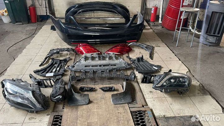 Mercedes W222 AMG дорест передний задний бампер
