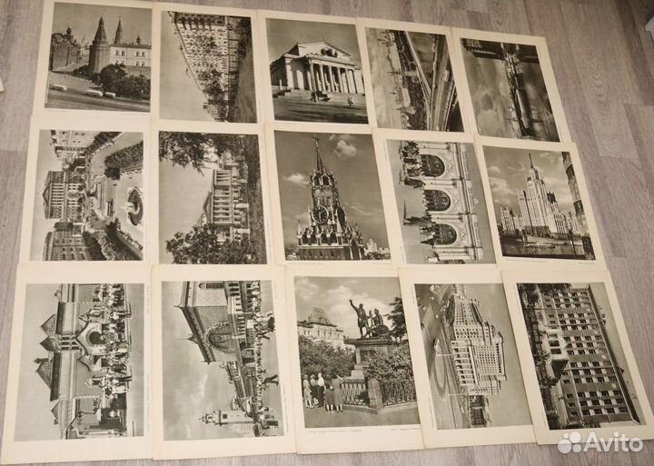 Плакаты Москва Виды города 1955 год Изогиз альбом