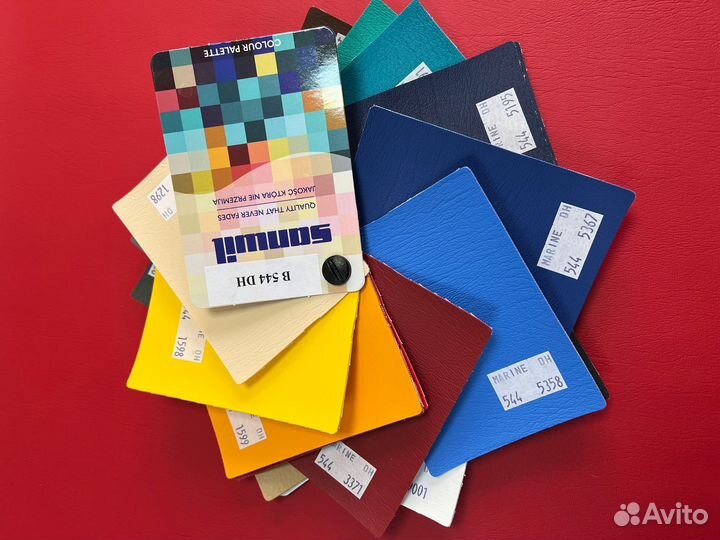 Морской кожзам желтый для катеров, улицы