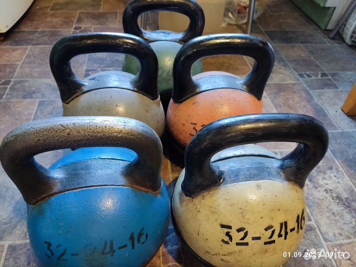 Гири разборные 16 - 24 - 32 кг