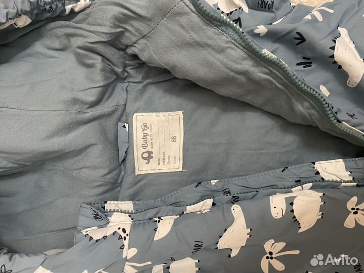 Джинсовый комбинезон 68