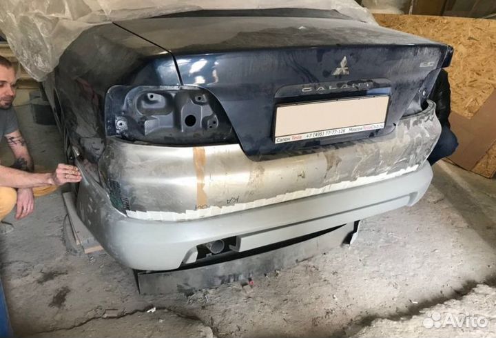 Накладка на задний бампер G-Square Galant 8