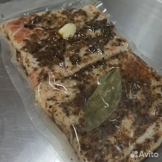 Сало в специях