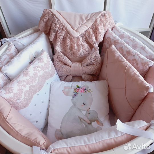 Бортики в кроватку новые