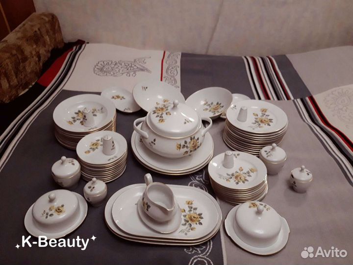 Сервиз столовый 12 персон гдр