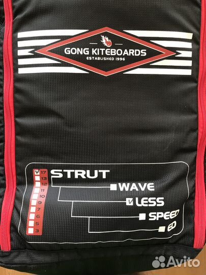 Безбалонный кайт gong Strutless V2 17m