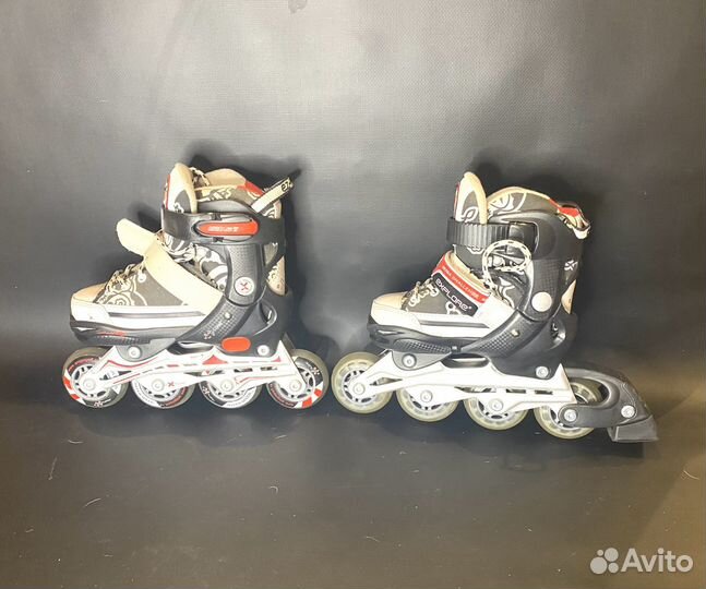 Роликовые коньки детские раздвижные р-р 28-31