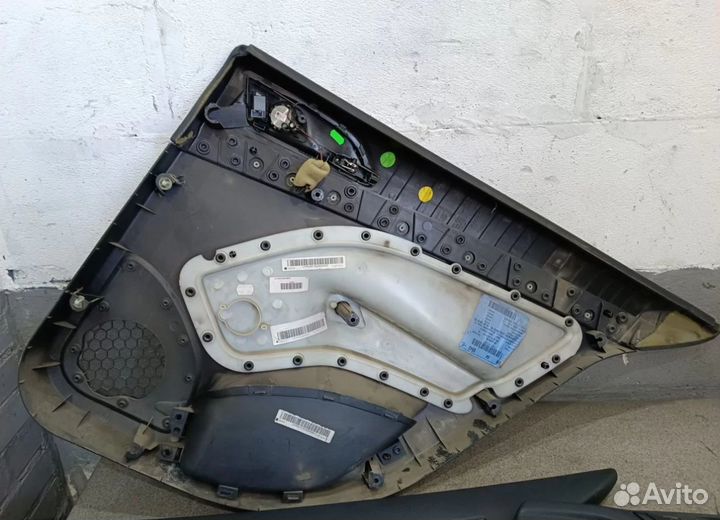 Комплект карт дверных кожа для Skoda Octavia A5 RS