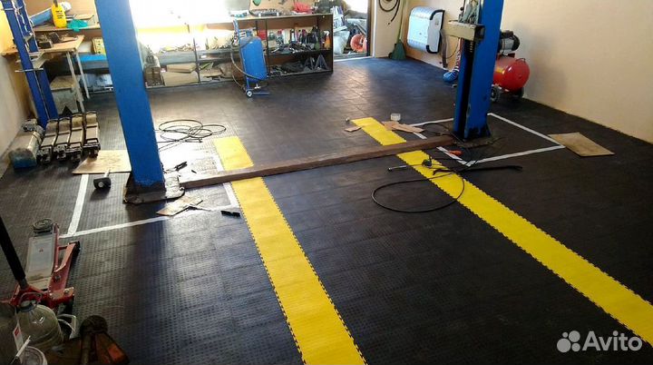 Модульный пол для склада