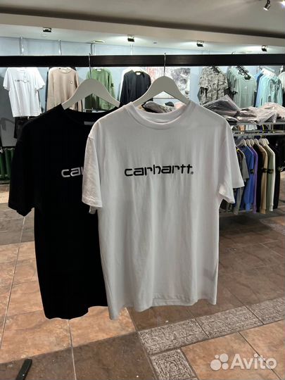 Футболка Carhartt (Белая и черная)
