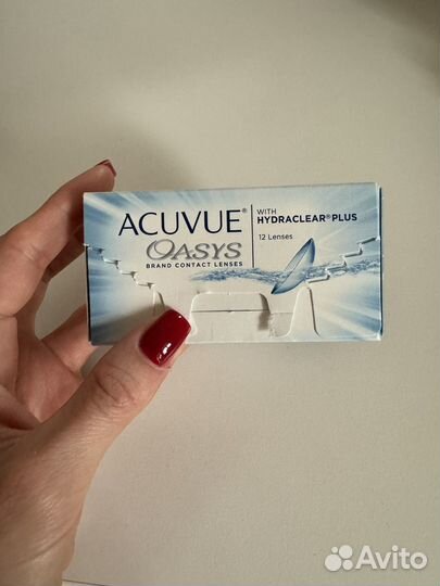 Линзы acuvue oasys -3.75