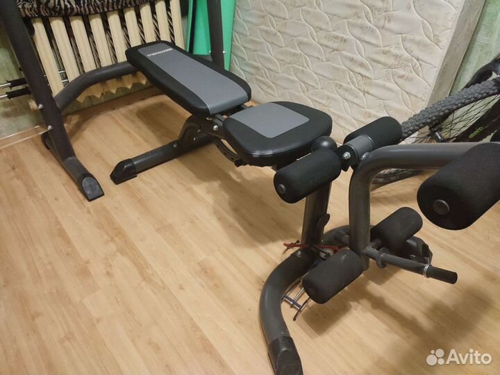 Скамья для жима лежа для ног пресса из двух частей