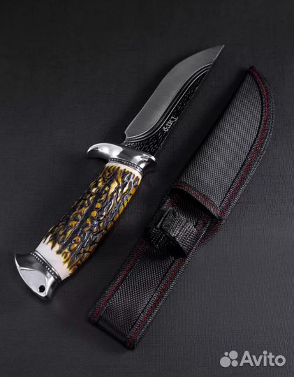 Охотничий нож. Хорошая сталь 65Х13. Новый