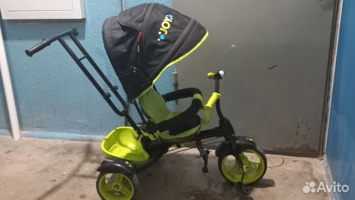 Велосипед коляска с ручкой