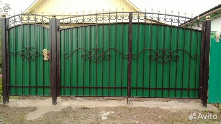 Ворота кованые